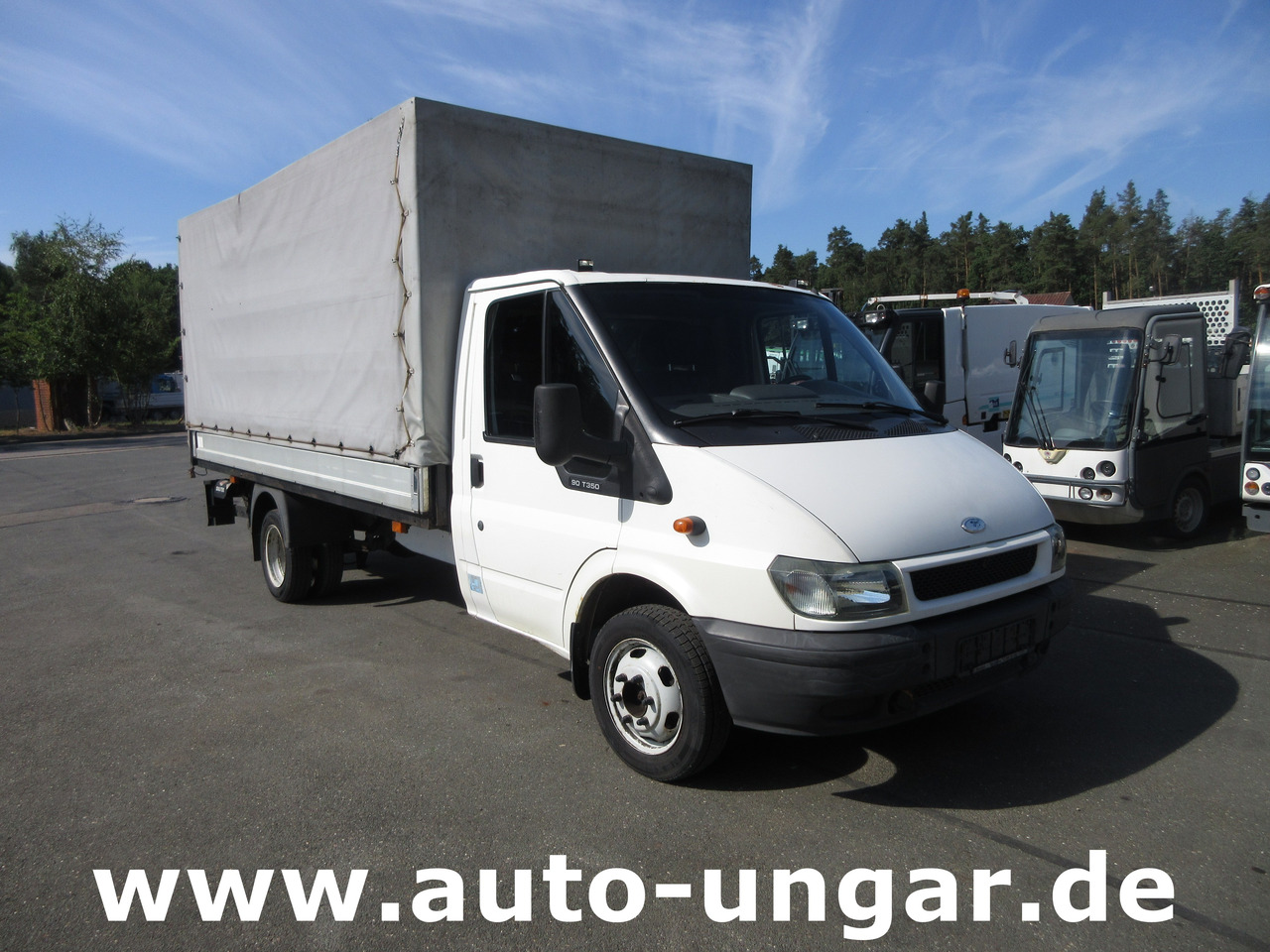 Ford Transit 90T350 Tourneo 3.500kg Pritsche & Plane Dautel LBW AHK - Furgoneta con lona: foto 2 Ford Transit 90T350 Tourneo 3.500kg Pritsche & Plane Dautel LBW AHK - Furgoneta con lona: foto 2