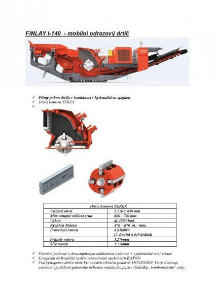 TEREX-FINLAY I-140 - Trituradora de impacto: foto 5 TEREX-FINLAY I-140 - Trituradora de impacto: foto 5