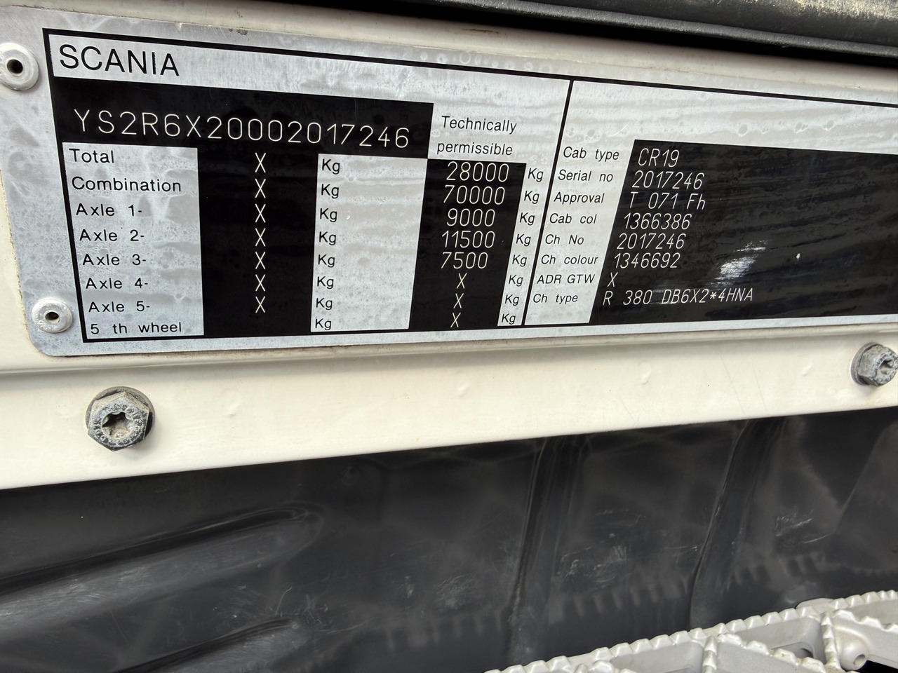 Scania R380 6X2*4 Kipper mit Kran HIAB 220 - Camión volquete, Camión grúa: foto 5 Scania R380 6X2*4 Kipper mit Kran HIAB 220 - Camión volquete, Camión grúa: foto 5