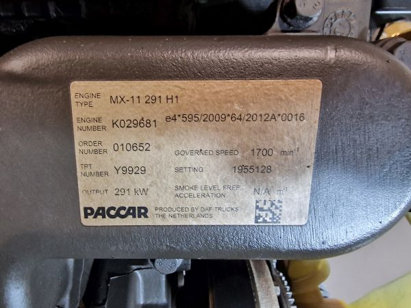 Motor para Camión DAF MX-11 291 H1 Truck Spec Engine (Truck): foto 11