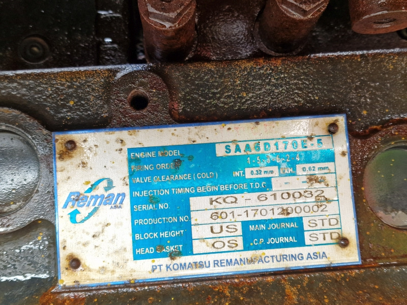 Komatsu SAA6D170E-5 Engine (Plant) - Motor para Maquinaria de construcción: foto 2 Komatsu SAA6D170E-5 Engine (Plant) - Motor para Maquinaria de construcción: foto 2