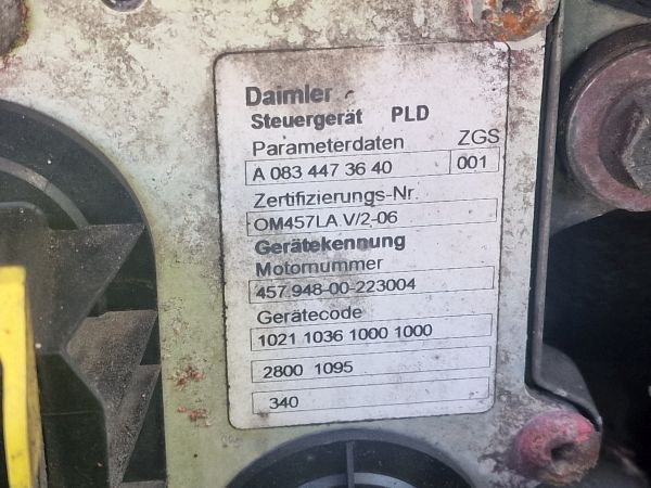 Mercedes Benz OM457LA.V/2-06 Engine (Truck) - Motor para Camión: foto 2 Mercedes Benz OM457LA.V/2-06 Engine (Truck) - Motor para Camión: foto 2