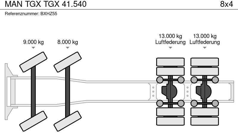 Cabeza tractora MAN TGX TGX 41.540: foto 7