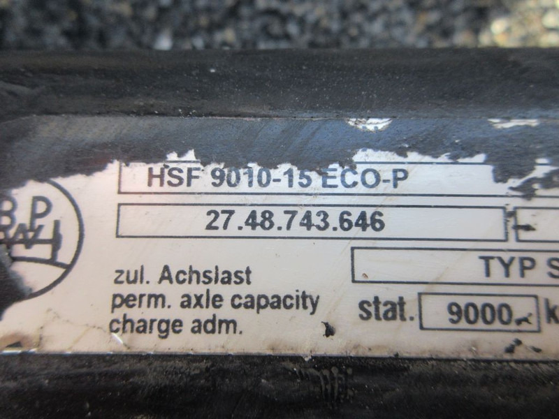 BPW HSF 9010-15 ECO -P TYPE S 90 TDB 000/3 X OPVOORRAAD - Eje y piezas para Camión: foto 5 BPW HSF 9010-15 ECO -P TYPE S 90 TDB 000/3 X OPVOORRAAD - Eje y piezas para Camión: foto 5