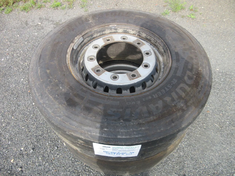 Bridgestone 385 / 65 R 22.5 OPLEGGER BANDEN MET STAAL WIEL - Neumático para Camión: foto 2 Bridgestone 385 / 65 R 22.5 OPLEGGER BANDEN MET STAAL WIEL - Neumático para Camión: foto 2