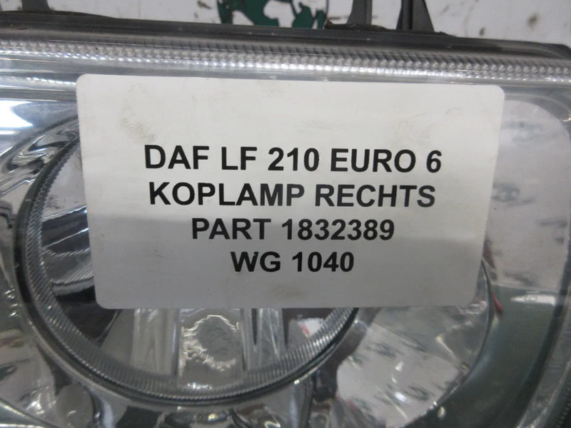 DAF 1832389 KOPLAMP RECHTS DAF LF210 MODEL 2021 - Faro delantero para Camión: foto 5 DAF 1832389 KOPLAMP RECHTS DAF LF210 MODEL 2021 - Faro delantero para Camión: foto 5