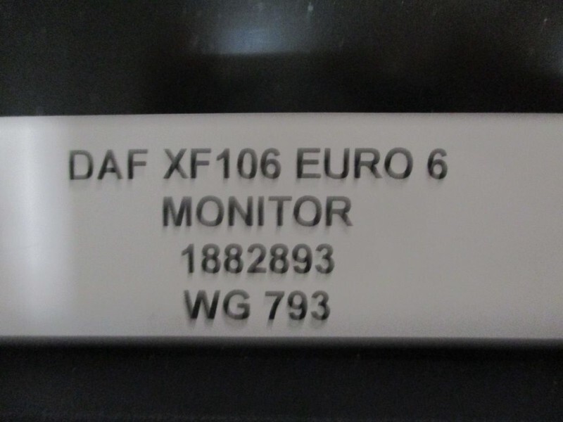DAF XF106 1882893 MONITOR EURO 6 - Sistema eléctrico para Camión: foto 2 DAF XF106 1882893 MONITOR EURO 6 - Sistema eléctrico para Camión: foto 2