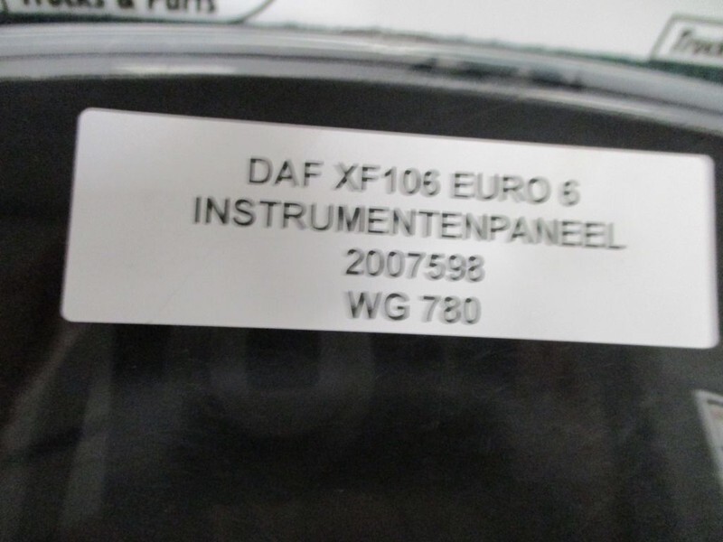 DAF XF106 2007598 INSTRUMENTENPANEEL EURO 6 - Sistema eléctrico para Camión: foto 3 DAF XF106 2007598 INSTRUMENTENPANEEL EURO 6 - Sistema eléctrico para Camión: foto 3