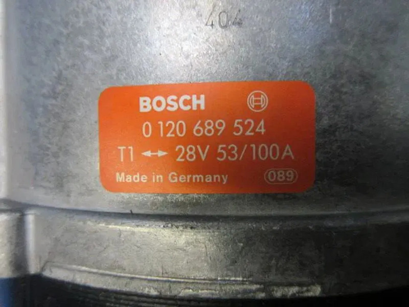 Iveco BOSCH PART NR. 0 120 689 524 T1-28V 53/100A NIEUWE !!! - Alternador para Camión: foto 2 Iveco BOSCH PART NR. 0 120 689 524 T1-28V 53/100A NIEUWE !!! - Alternador para Camión: foto 2