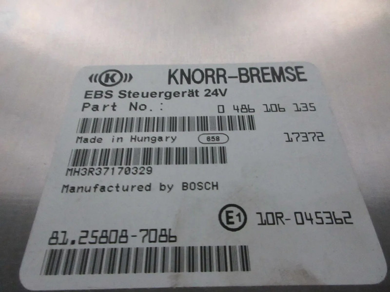 MAN 81.25808-7086 EBS STEURGERAT MAN TGX TGS TGM EURO 6 - Sistema eléctrico para Camión: foto 5 MAN 81.25808-7086 EBS STEURGERAT MAN TGX TGS TGM EURO 6 - Sistema eléctrico para Camión: foto 5