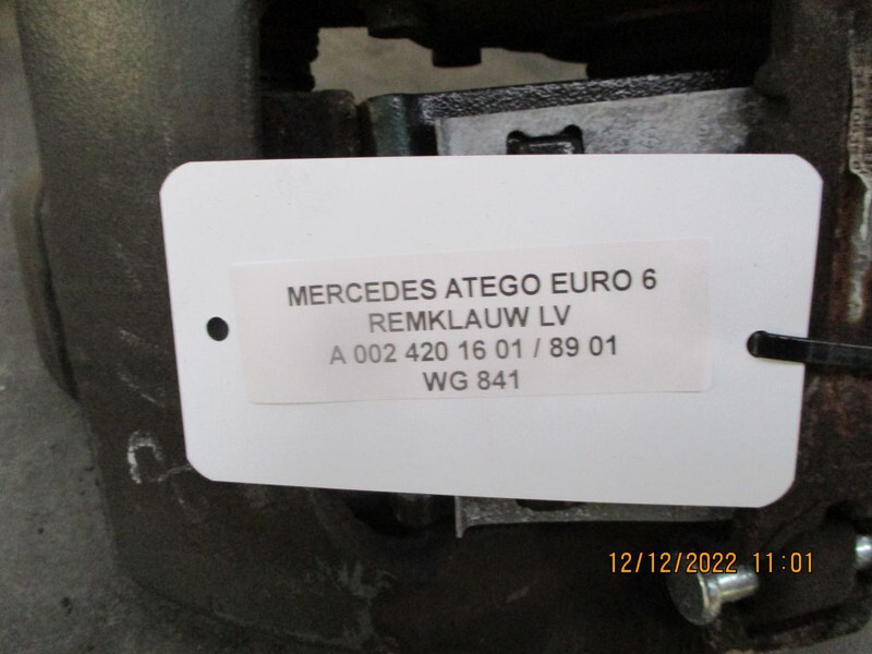 Mercedes-Benz ATEGO A 002 420 89 01// 16 01 REMKLAUW EURO 6 VOOR EN ACHTER - Pinza de freno para Camión: foto 4 Mercedes-Benz ATEGO A 002 420 89 01// 16 01 REMKLAUW EURO 6 VOOR EN ACHTER - Pinza de freno para Camión: foto 4
