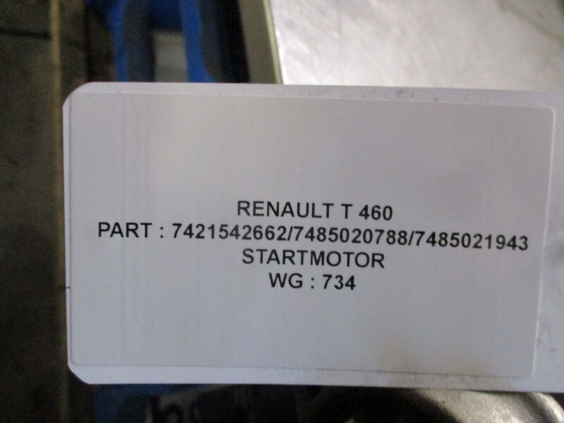 Renault 7421542662/7485020788/7485021943 T 460 Euro 6 model 2018 - Arranque para Camión: foto 3 Renault 7421542662/7485020788/7485021943 T 460 Euro 6 model 2018 - Arranque para Camión: foto 3