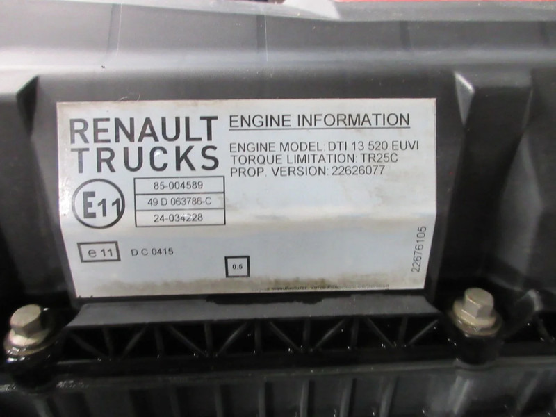 Renault 7422688467//7485008163/7485002163 D13K 520 HP RENAULT EURO 6 - Motor para Camión: foto 5 Renault 7422688467//7485008163/7485002163 D13K 520 HP RENAULT EURO 6 - Motor para Camión: foto 5