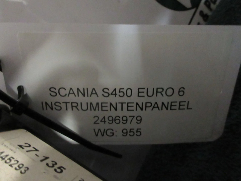 Scania 2496979 INSTUMENETEN PANEEL SCANIA S 450 EURO NIEUWE MODEL - Salpicadero para Camión: foto 4 Scania 2496979 INSTUMENETEN PANEEL SCANIA S 450 EURO NIEUWE MODEL - Salpicadero para Camión: foto 4