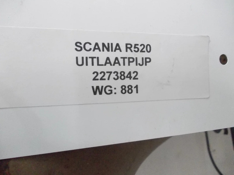 Scania R520 2273842 UITLAATPIJP EURO 6 - Sistema de escape para Camión: foto 3 Scania R520 2273842 UITLAATPIJP EURO 6 - Sistema de escape para Camión: foto 3