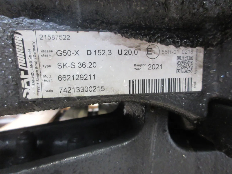 Volvo 21587522 // SAF HOLLAND G50-X D 152,3 U20,0 SK-S 3620 21587522 // SAF HOLLAND G50-X D 152,3 U20,0 SK-S 3620 MODEL 2023 - Quinta rueda para Camión: foto 4 Volvo 21587522 // SAF HOLLAND G50-X D 152,3 U20,0 SK-S 3620 21587522 // SAF HOLLAND G50-X D 152,3 U20,0 SK-S 3620 MODEL 2023 - Quinta rueda para Camión: foto 4