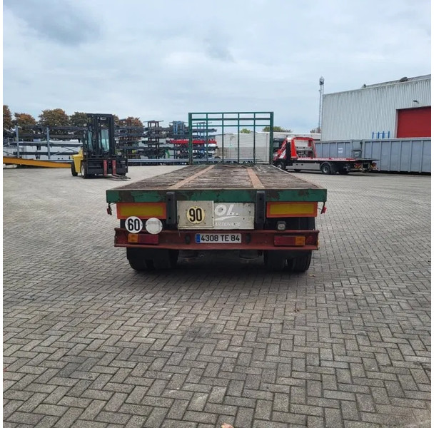 Trouillet RT 3240 / AIR SUSPENSION / PLATEAU 8M / LOADING HEIGHT:115CM / DRUM BRAKES / 3X ROR AXLES / 1990 - Remolque: foto 5 Trouillet RT 3240 / AIR SUSPENSION / PLATEAU 8M / LOADING HEIGHT:115CM / DRUM BRAKES / 3X ROR AXLES / 1990 - Remolque: foto 5