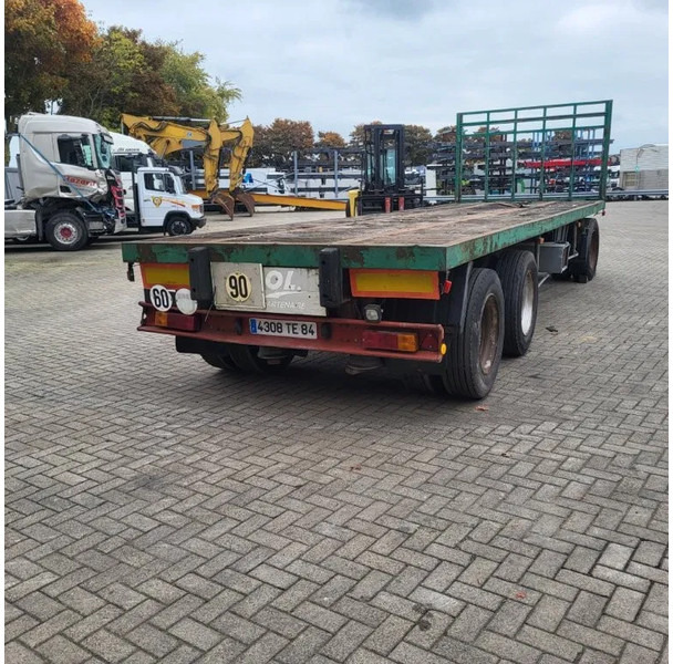 Trouillet RT 3240 / AIR SUSPENSION / PLATEAU 8M / LOADING HEIGHT:115CM / DRUM BRAKES / 3X ROR AXLES / 1990 - Remolque: foto 4 Trouillet RT 3240 / AIR SUSPENSION / PLATEAU 8M / LOADING HEIGHT:115CM / DRUM BRAKES / 3X ROR AXLES / 1990 - Remolque: foto 4