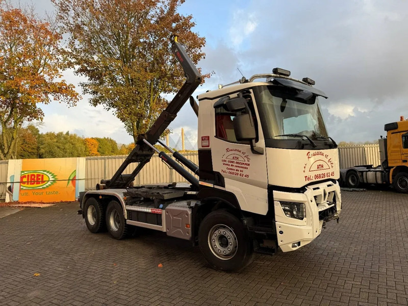 Renault C480 / ENGINE RUNNING / 6X4 / HIAB 21TON HOOKLIFT / ONLY:146334 KM / AUTOMATIC / EURO-6 / 2020 - Camión multibasculante: foto 3 Renault C480 / ENGINE RUNNING / 6X4 / HIAB 21TON HOOKLIFT / ONLY:146334 KM / AUTOMATIC / EURO-6 / 2020 - Camión multibasculante: foto 3