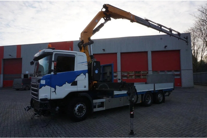 Scania G490 / ENGINE RUNNING / RETARDER / EFFER 255-5S CRANE REMOTE / PLATFORM / FULL-AIR / AUTOMATIC / EURO-6 / 2014 - Camión grúa: foto 2 Scania G490 / ENGINE RUNNING / RETARDER / EFFER 255-5S CRANE REMOTE / PLATFORM / FULL-AIR / AUTOMATIC / EURO-6 / 2014 - Camión grúa: foto 2