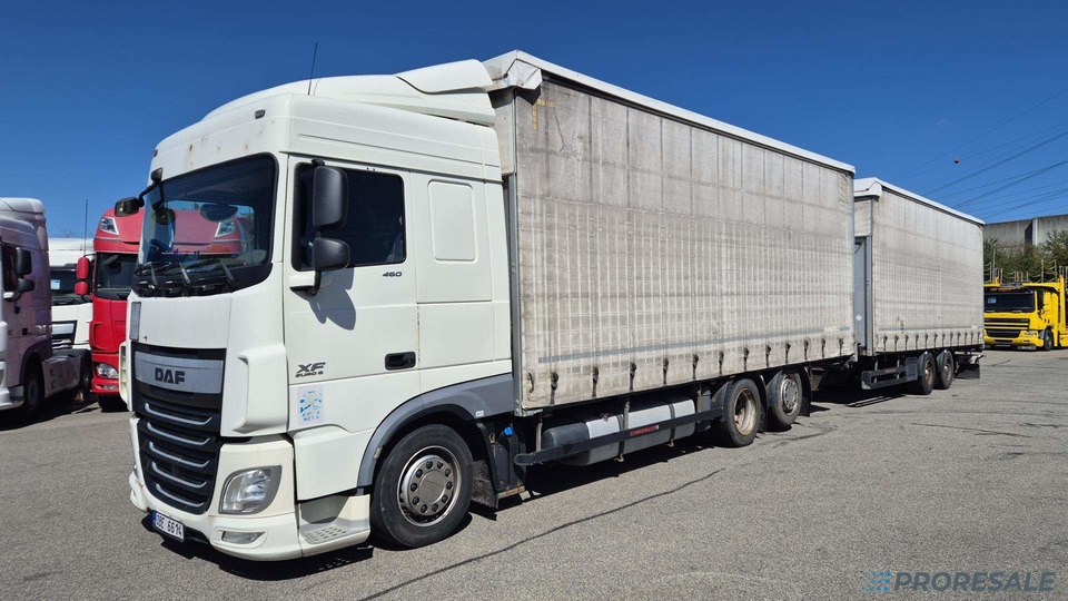 DAF XF 410 FAR SC EURO 6 - velkoobjemová souprava - prodejné jen s přívěsem SCHWARZMÜLLER TPA 2/E - cena je za celou soupravu - Camión lona: foto 2 DAF XF 410 FAR SC EURO 6 - velkoobjemová souprava - prodejné jen s přívěsem SCHWARZMÜLLER TPA 2/E - cena je za celou soupravu - Camión lona: foto 2