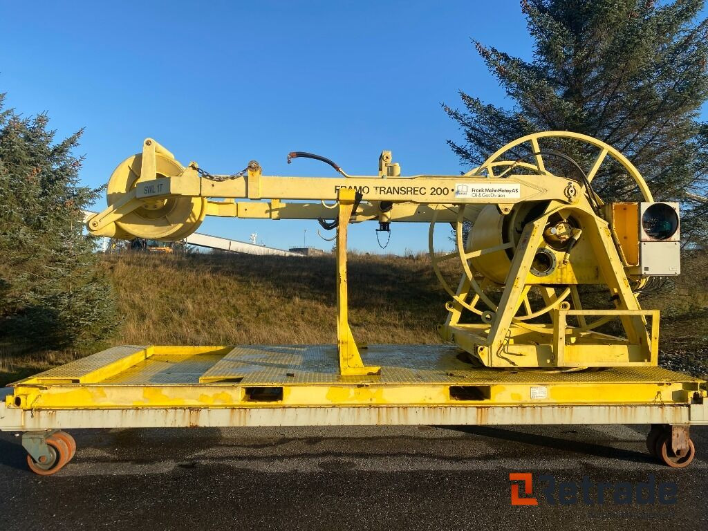 20 ‘’ plattform med lagertrommel og svingkrans - Equipo de construcción: foto 1 20 ‘’ plattform med lagertrommel og svingkrans - Equipo de construcción: foto 1