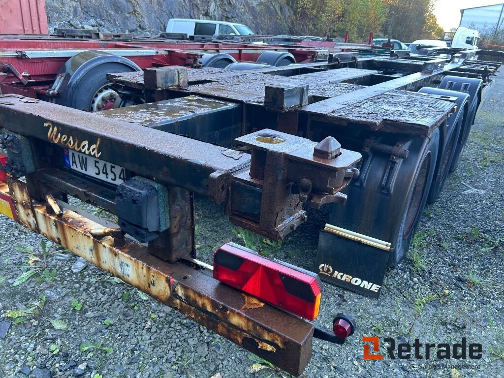 2010 Container henger KRONE SDC 27 2010 - Remolque portacontenedore/ Intercambiable: foto 3 2010 Container henger KRONE SDC 27 2010 - Remolque portacontenedore/ Intercambiable: foto 3