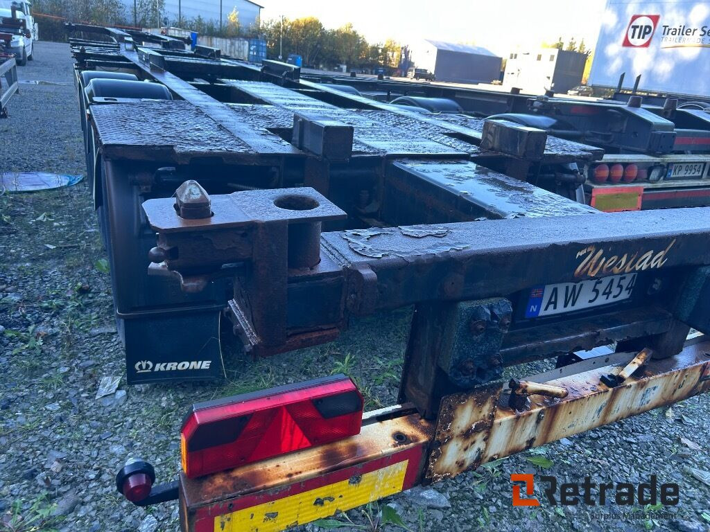 2010 Container henger KRONE SDC 27 2010 - Remolque portacontenedore/ Intercambiable: foto 4 2010 Container henger KRONE SDC 27 2010 - Remolque portacontenedore/ Intercambiable: foto 4