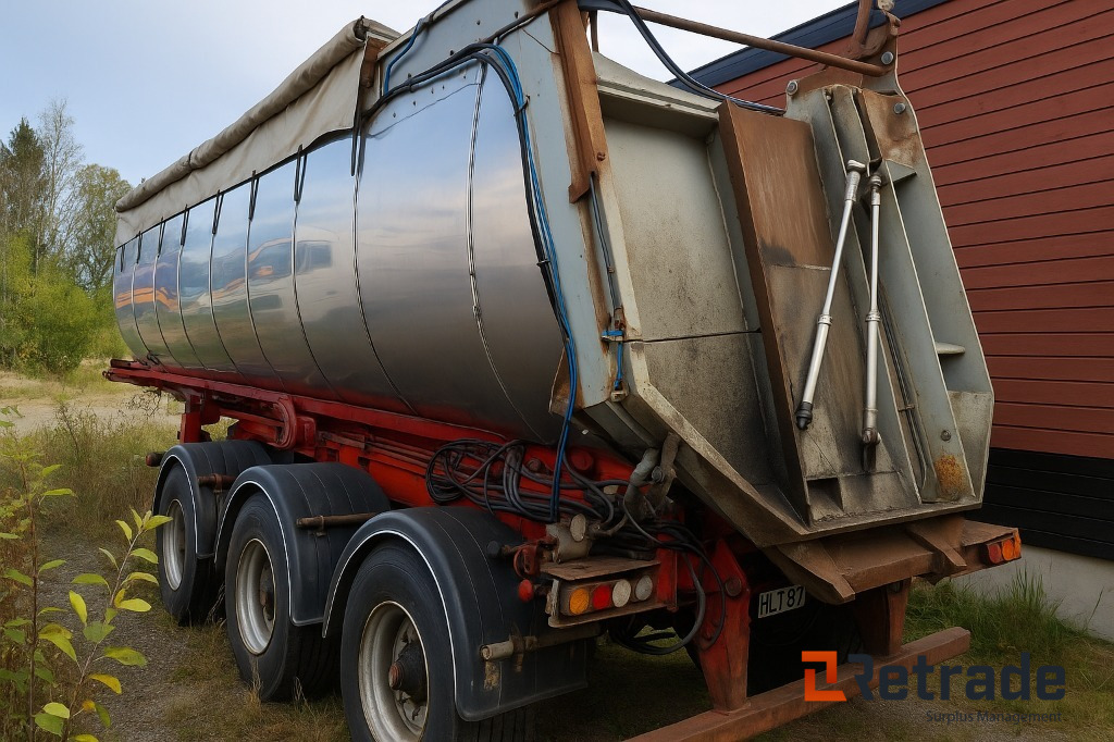 Asfalt- Semi komplett -Nor Slep 1998 - Semirremolque volquete: foto 1 Asfalt- Semi komplett -Nor Slep 1998 - Semirremolque volquete: foto 1