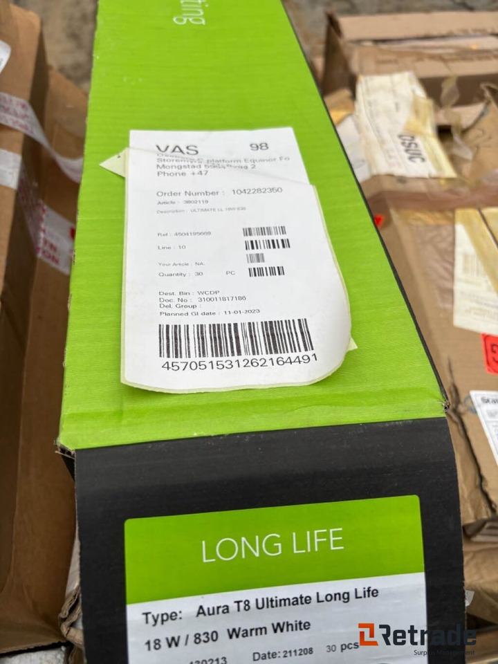 Diverse lystoffrør , 3 paller - Herramienta/ Equipo: foto 3 Diverse lystoffrør , 3 paller - Herramienta/ Equipo: foto 3