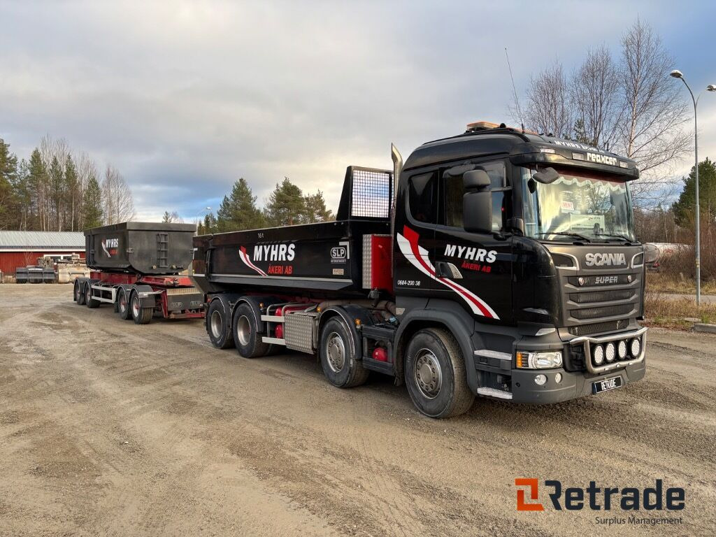 Kassettbilsekipage Scania R730 8X4 - Camión volquete, Remolque multilift/ Portacontenedores de cadenas: foto 2 Kassettbilsekipage Scania R730 8X4 - Camión volquete, Remolque multilift/ Portacontenedores de cadenas: foto 2