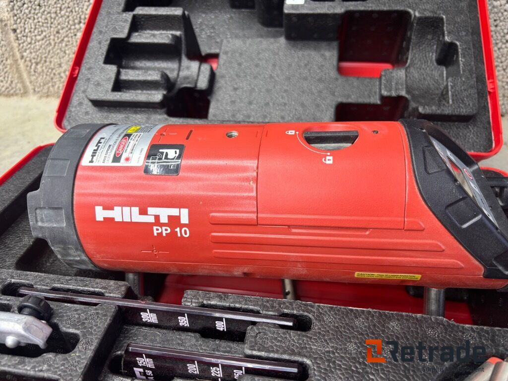 Rörlaser Hilti PP 10 - Equipo de construcción: foto 2 Rörlaser Hilti PP 10 - Equipo de construcción: foto 2