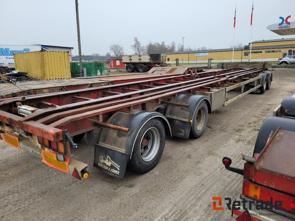 Släpvagn Briab Kilafors 4-axligt lastväxlarsläp - Remolque multilift/ Portacontenedores de cadenas: foto 3 Släpvagn Briab Kilafors 4-axligt lastväxlarsläp - Remolque multilift/ Portacontenedores de cadenas: foto 3