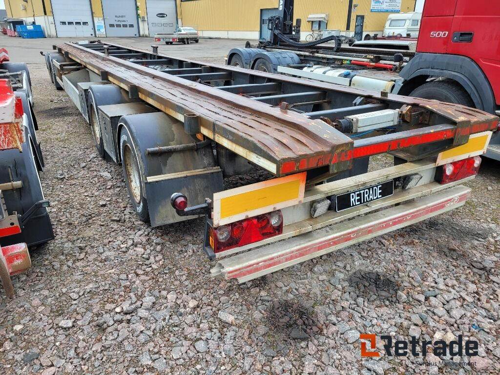 Slp 4 axligt lastväxlarsläp kombisläp , liftdumper 38-tons - Remolque multilift/ Portacontenedores de cadenas: foto 4 Slp 4 axligt lastväxlarsläp kombisläp , liftdumper 38-tons - Remolque multilift/ Portacontenedores de cadenas: foto 4