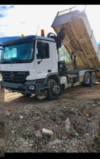Camión volquete, Camión grúa Mercedes Actros 3336: foto 6