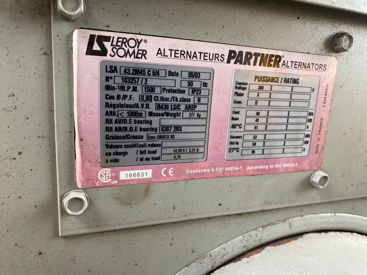 Generador industriale SDMO NS 60 W M, Silent generator 60kVA, 48KW NS 60 W M, Silent generator 60kVA, SDMO NS 60 W M, Silent generator 60kVA, 48KW NS 60 W M, Silent generator 60kVA, 48KW: foto 17
