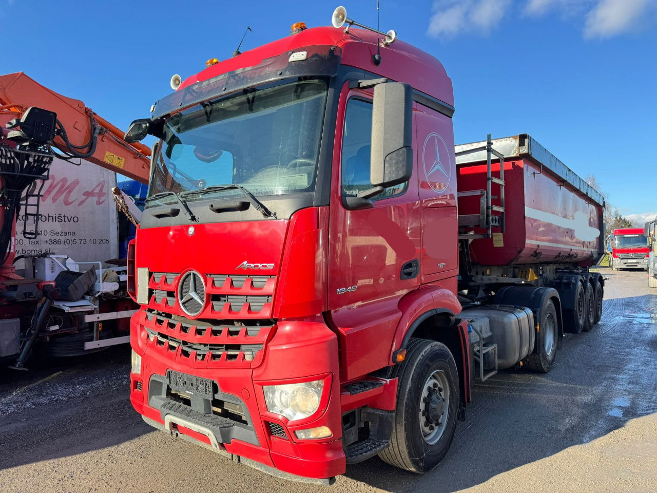 Mercedes-Benz Mercedes Benz Arocs 1848 LS 4x2 tipper hydraulics - motor brake - Cabeza tractora: foto 1 Mercedes-Benz Mercedes Benz Arocs 1848 LS 4x2 tipper hydraulics - motor brake - Cabeza tractora: foto 1