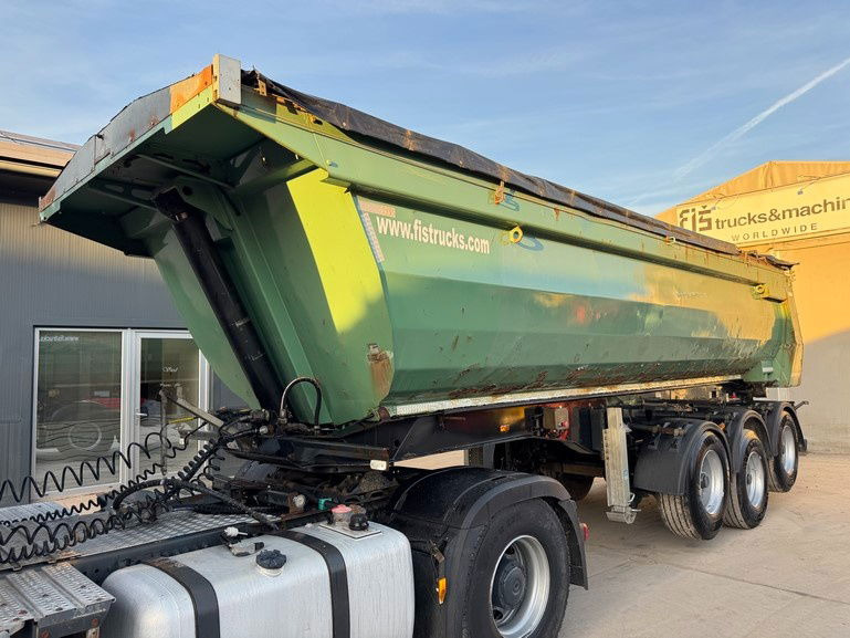 Meiller Kisa 3 - 3-Axle Tipper Trailer - hydr. back - Semirremolque volquete: foto 1 Meiller Kisa 3 - 3-Axle Tipper Trailer - hydr. back - Semirremolque volquete: foto 1