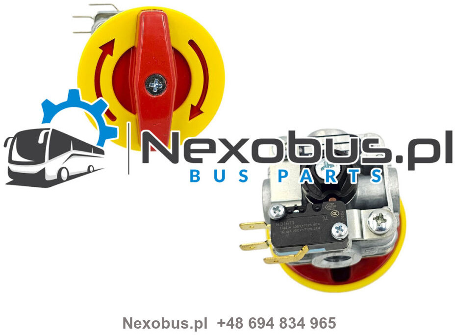 Zawór awaryjny drzwi Mercedes O350 Tourismo Setra 4.. M12x1,5 z elektryką - Puerta y piezas: foto 1 Zawór awaryjny drzwi Mercedes O350 Tourismo Setra 4.. M12x1,5 z elektryką - Puerta y piezas: foto 1