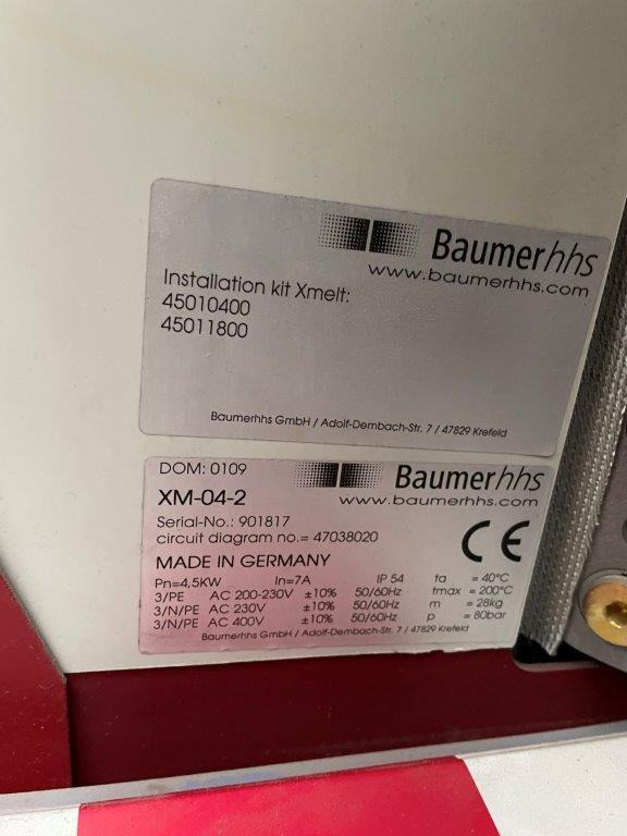 Baumer HHS PreMelter XMelt XM-04-2200 - Encuadernadora: foto 2 Baumer HHS PreMelter XMelt XM-04-2200 - Encuadernadora: foto 2