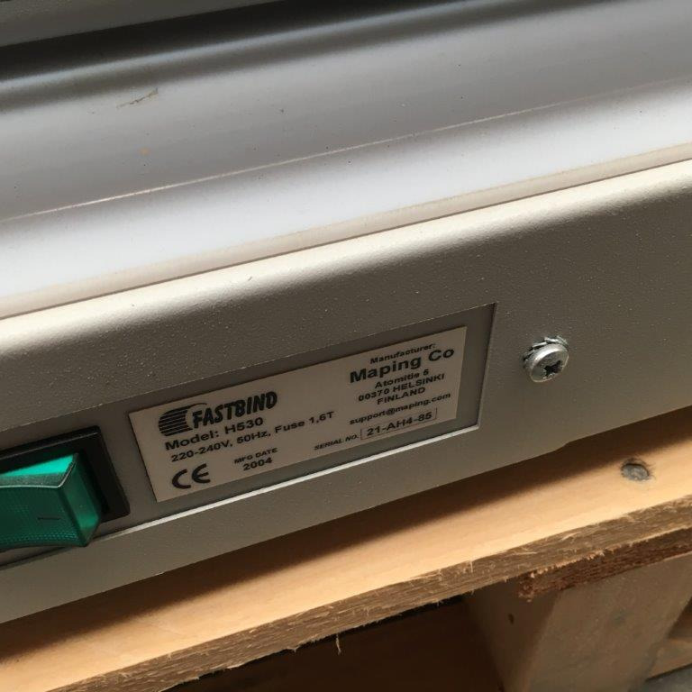 FASTBIND H530 Hardcover Book Binding Plate - Encuadernadora: foto 2 FASTBIND H530 Hardcover Book Binding Plate - Encuadernadora: foto 2