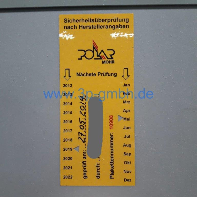 POLAR large format high-speed cutter 176 ED with loading transomat Polar TR 185-BL-7 - Máquina cortadora de papel: foto 5 POLAR large format high-speed cutter 176 ED with loading transomat Polar TR 185-BL-7 - Máquina cortadora de papel: foto 5