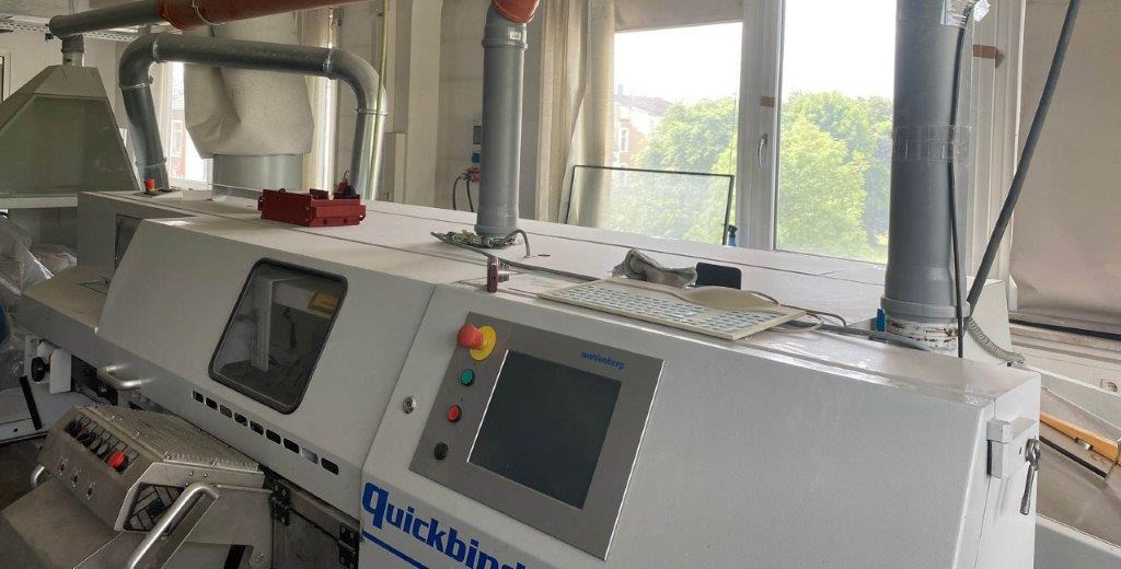 Perfect Binder Wohlenberg Quickbinder with Hotmelt, PUR and Gazing unit - Encuadernadora: foto 3 Perfect Binder Wohlenberg Quickbinder with Hotmelt, PUR and Gazing unit - Encuadernadora: foto 3