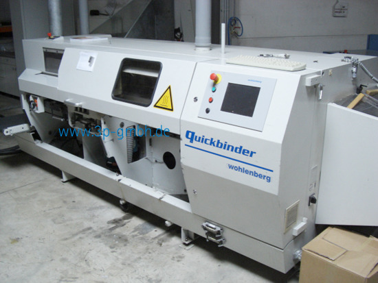 Perfect Binder Wohlenberg Quickbinder with PUR and Gazingunit - Máquina de impresión: foto 1 Perfect Binder Wohlenberg Quickbinder with PUR and Gazingunit - Máquina de impresión: foto 1