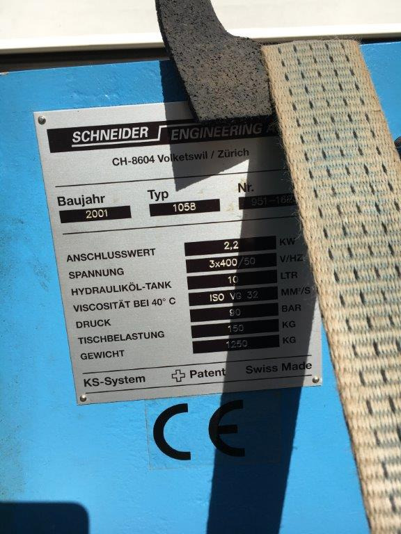 Schneider Enginneering Stacker (Transomat) Model 1058 - Máquina cortadora de papel: foto 2 Schneider Enginneering Stacker (Transomat) Model 1058 - Máquina cortadora de papel: foto 2