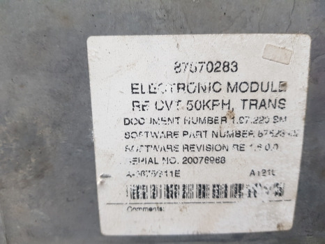 New Holland T7040 Puma Transmission Control Ecu 87570283, 84225066, 84479299 - Unidad de control: foto 2 New Holland T7040 Puma Transmission Control Ecu 87570283, 84225066, 84479299 - Unidad de control: foto 2