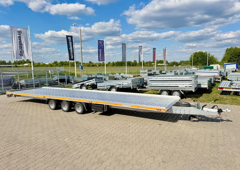 GROMEX laweta aluminiowa | 850x210cm | DMC 3500kg | platforma na 2 auta | 3 osie AL-KO | OŚWIETLENIE LED - Remolque portavehículos: foto 1 GROMEX laweta aluminiowa | 850x210cm | DMC 3500kg | platforma na 2 auta | 3 osie AL-KO | OŚWIETLENIE LED - Remolque portavehículos: foto 1