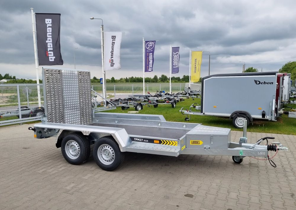 LORRIES TPM27 | 303x160 cm 2,7T koparka, bobcat - Remolque porta maquinaria: foto 3 LORRIES TPM27 | 303x160 cm 2,7T koparka, bobcat - Remolque porta maquinaria: foto 3