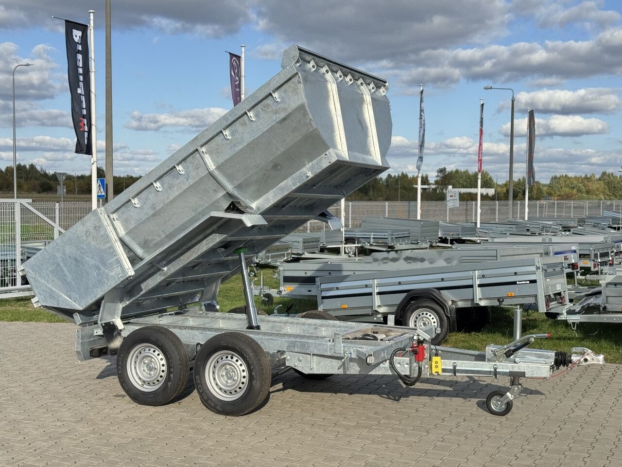 Remolque volquete nuevo Niewiadów BR2 KIPER | 300×180cm / 3500kg / muldenkipper, tipper, wywrotka: foto 1