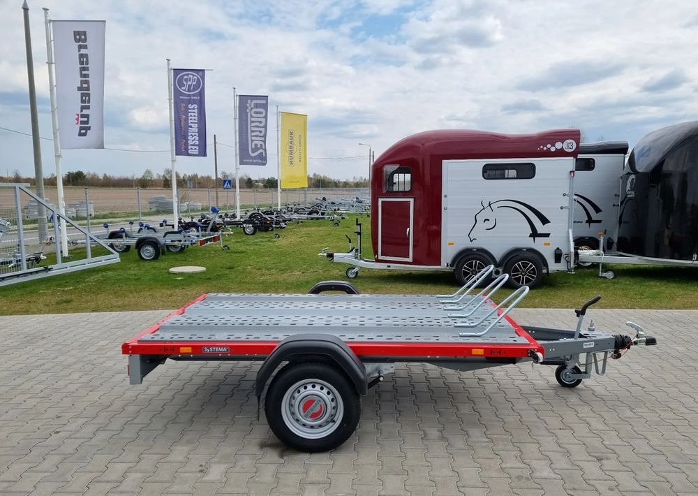 STEMA Stema STM 02 10-25-15.1 red | 251x153 cm 3 motocykle | DMC 1000kg - Remolque para moto: foto 3 STEMA Stema STM 02 10-25-15.1 red | 251x153 cm 3 motocykle | DMC 1000kg - Remolque para moto: foto 3